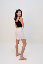 Load image into Gallery viewer, High Waist Tailored Shorts - Beige
