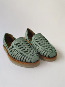 Montana Leather Sandals, Teal