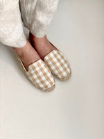 Load image into Gallery viewer, Espadrilles -  Honey Gingham
