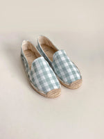 Load image into Gallery viewer, Espadrilles -  Blue Gingham

