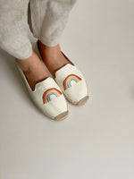 Load image into Gallery viewer, Canvas Espadrilles, Rainbow
